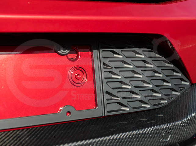 2024-UP FORD MUSTANG S650 | REAR LICENSE PLATE FRAME TRIM COVER